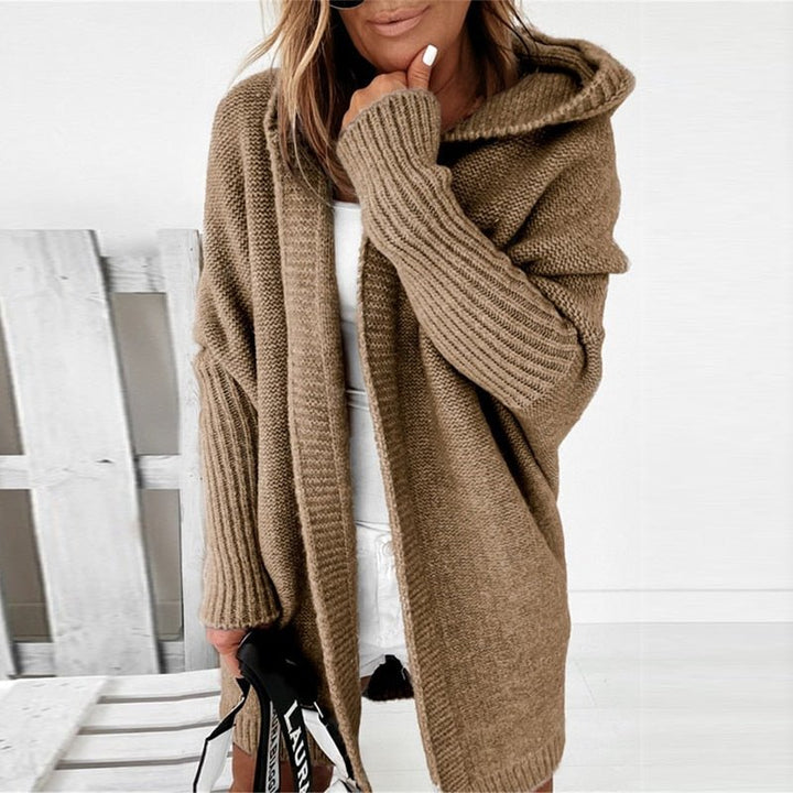 Oversized vest met capuchon voor dames