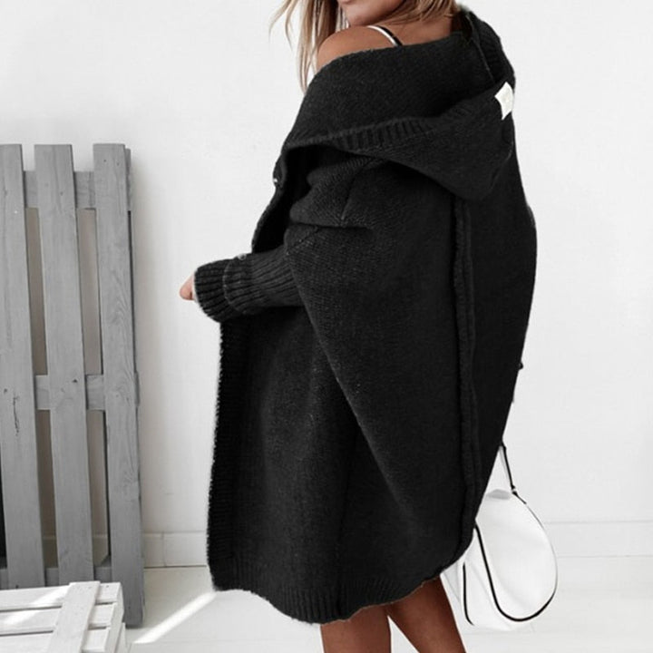 Oversized vest met capuchon voor dames
