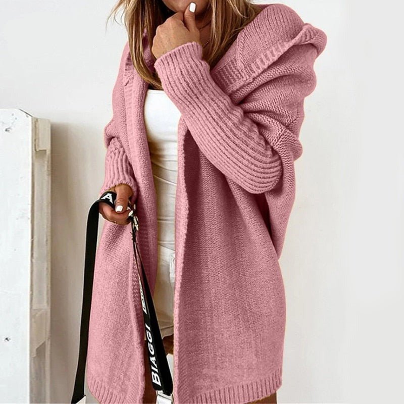 Oversized vest met capuchon voor dames