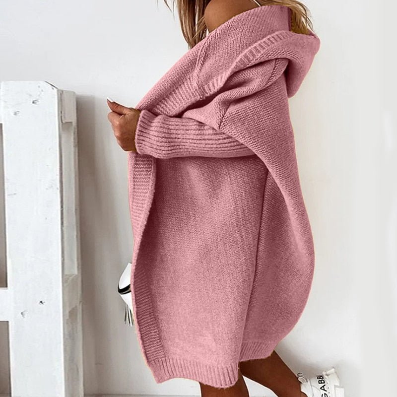 Oversized vest met capuchon voor dames