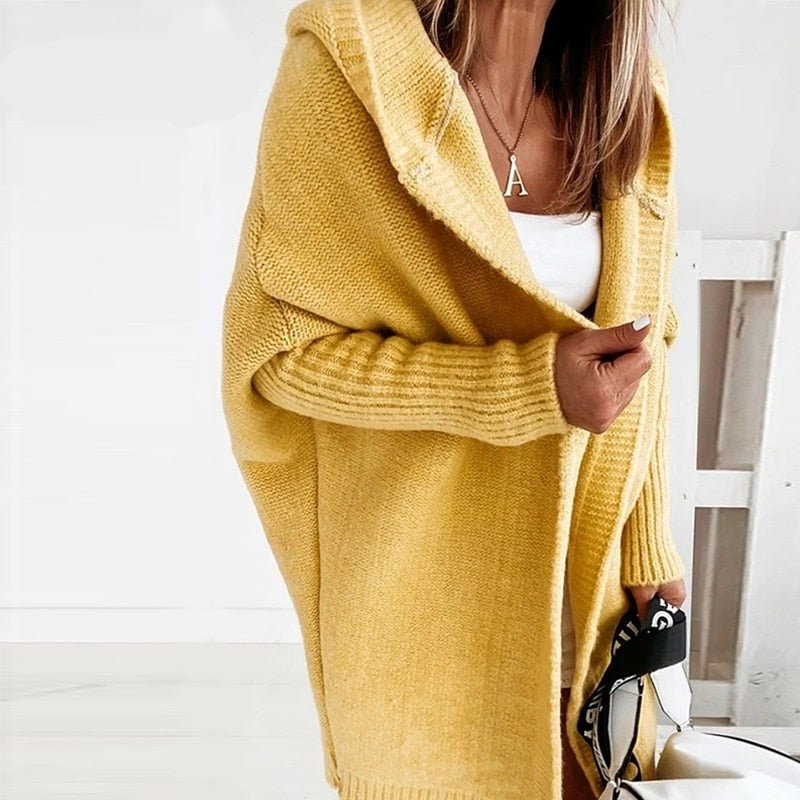 Oversized vest met capuchon voor dames