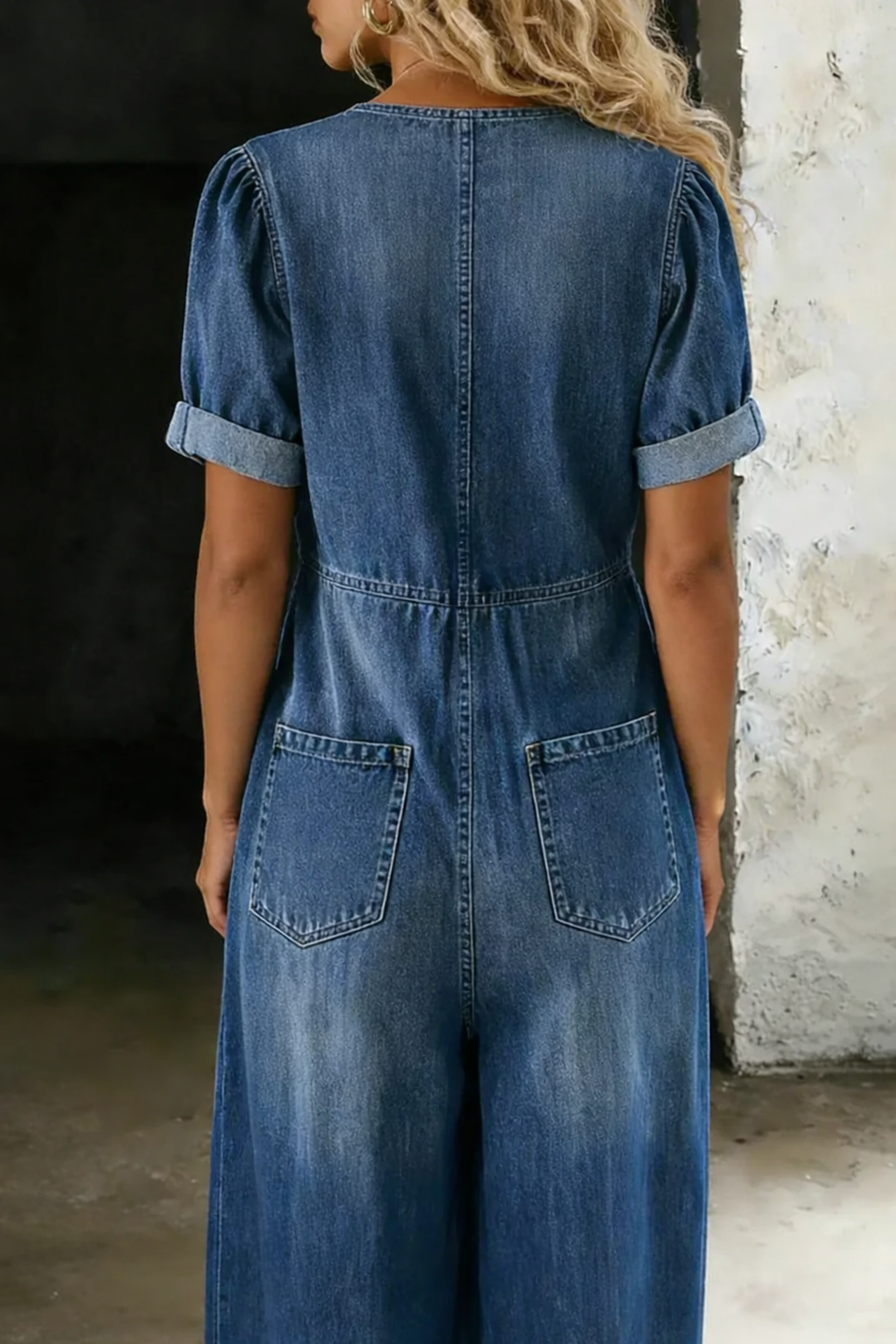 Jumpsuit met v-hals voor dames
