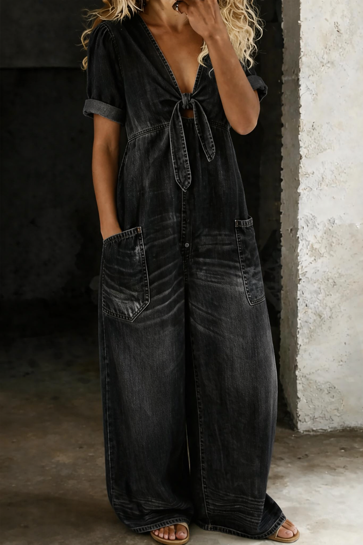 Jumpsuit met v-hals voor dames