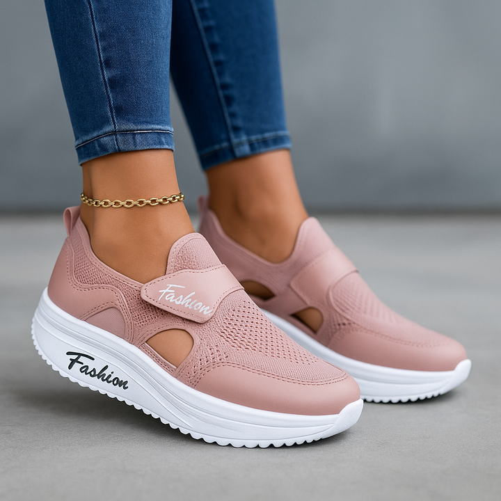 Ademende, dempende orthopedische sneakers voor dames