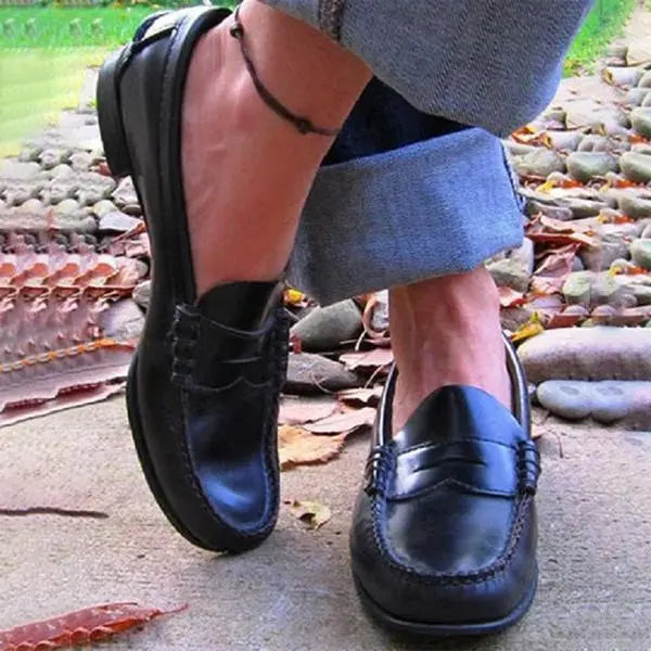 Penny loafer mocassins voor dames