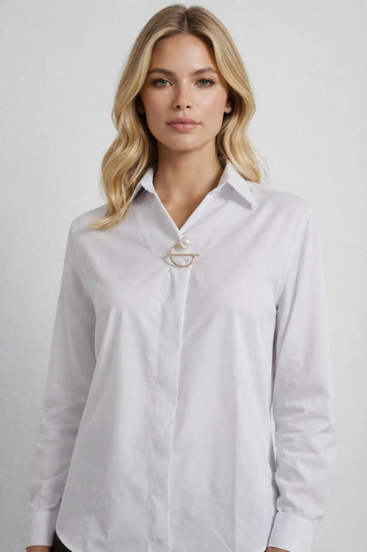 Elegante Damesblouse met Lange Mouwen
