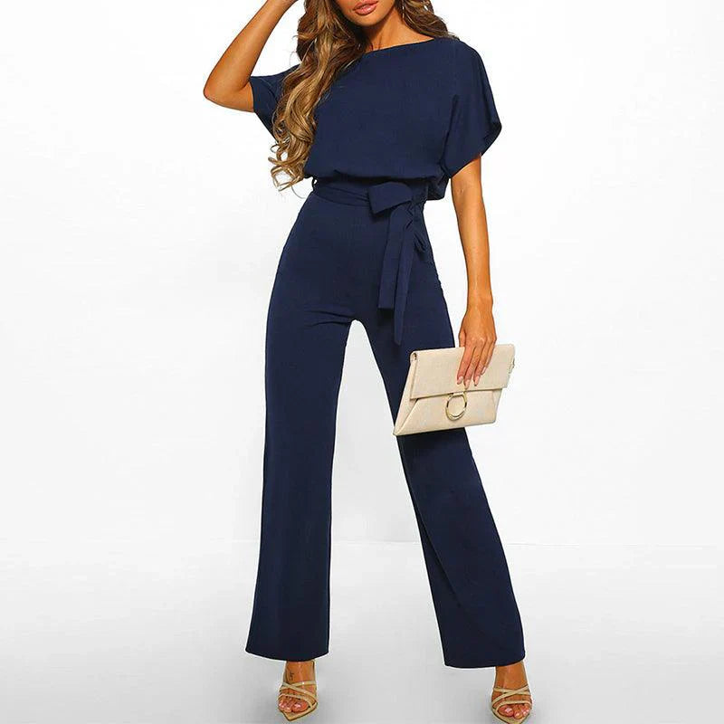 Elegante damesjumpsuit met riem