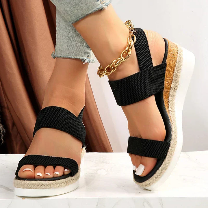 Orthopedische platform sandalen voor dames