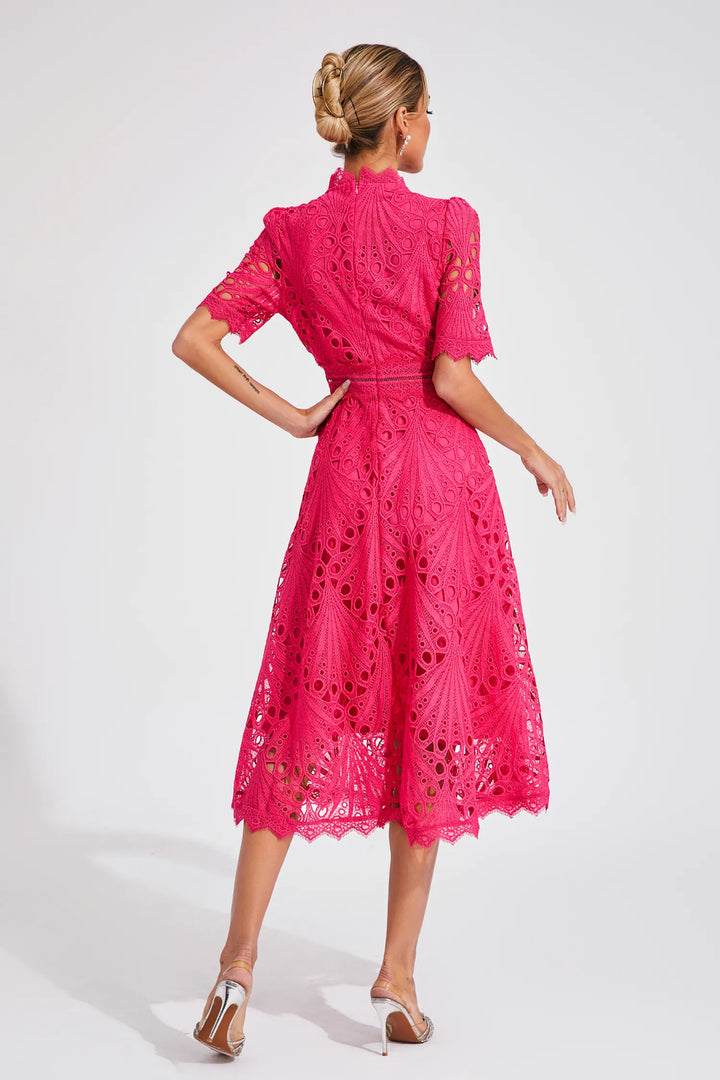 Elegante midi-jurk