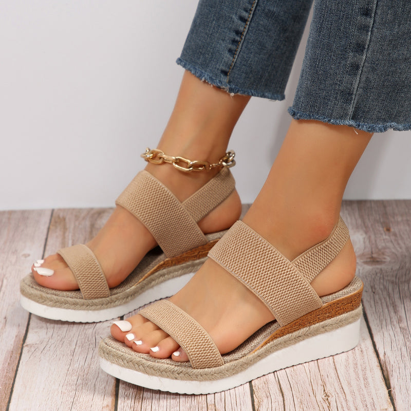 Orthopedische platform sandalen voor dames
