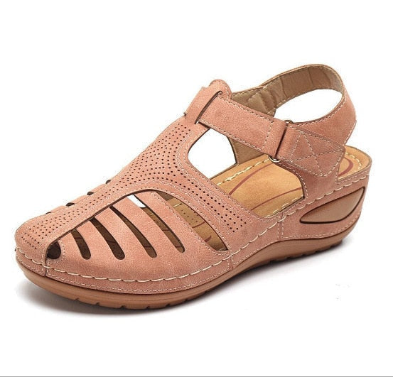 Instapsandalen met sleehak voor dames