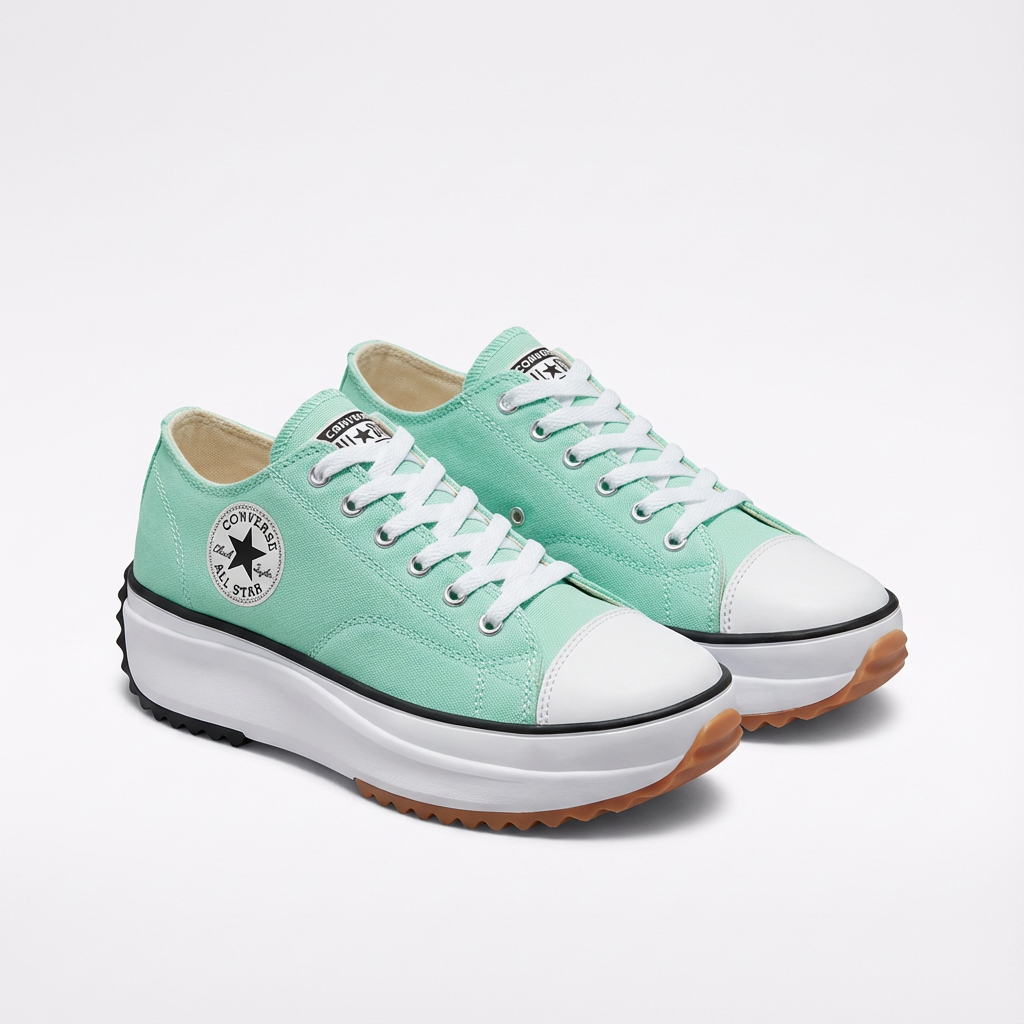 Casual platform sneakers met veters voor dames