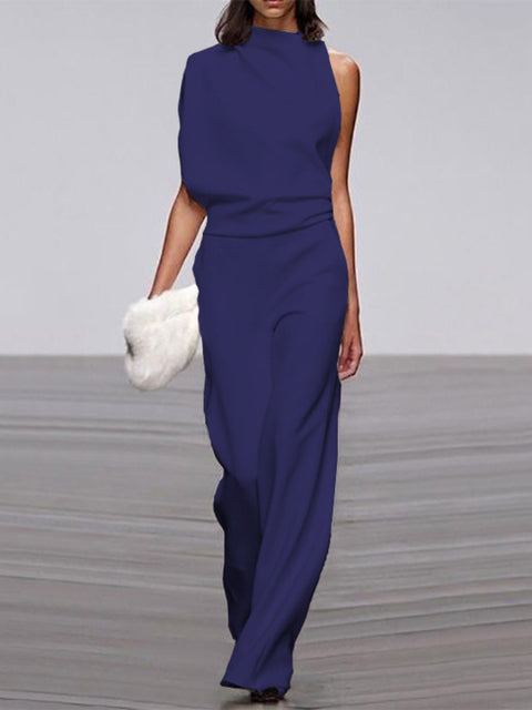 Damesjumpsuit met wijde pijpen