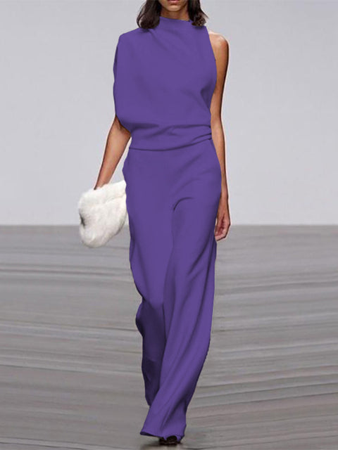 Damesjumpsuit met wijde pijpen
