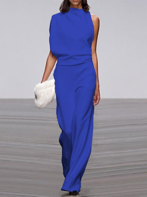 Damesjumpsuit met wijde pijpen