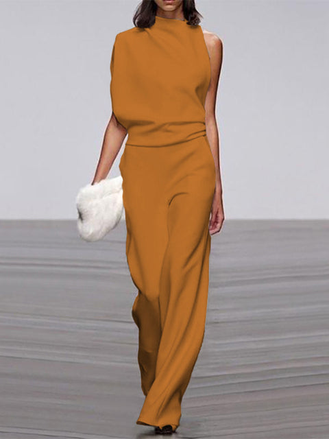 Damesjumpsuit met wijde pijpen