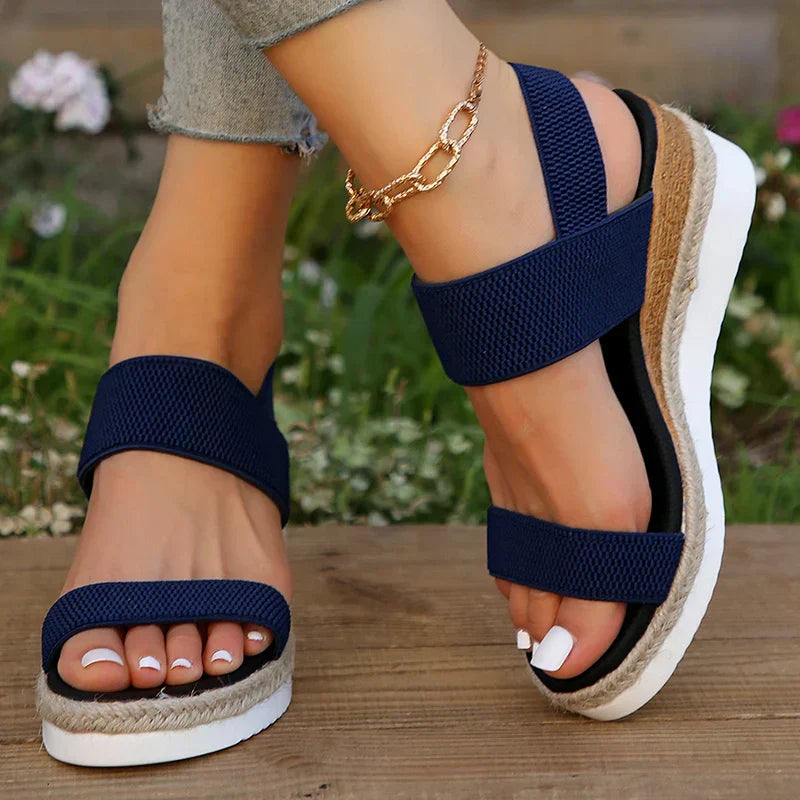 Orthopedische platform sandalen voor dames