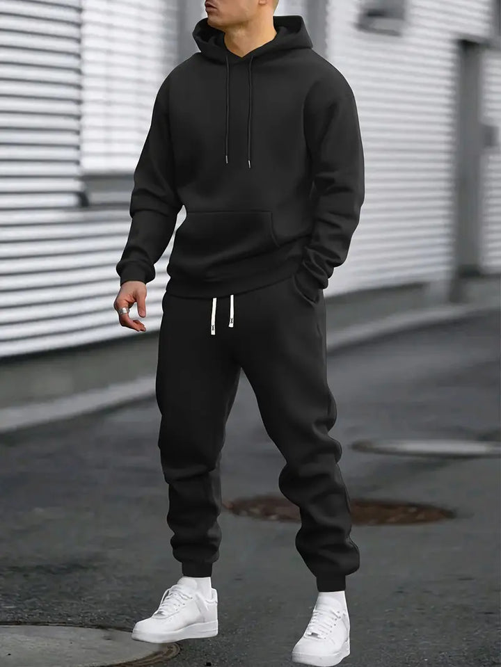 Heren trainingspak set met hoodie en broek
