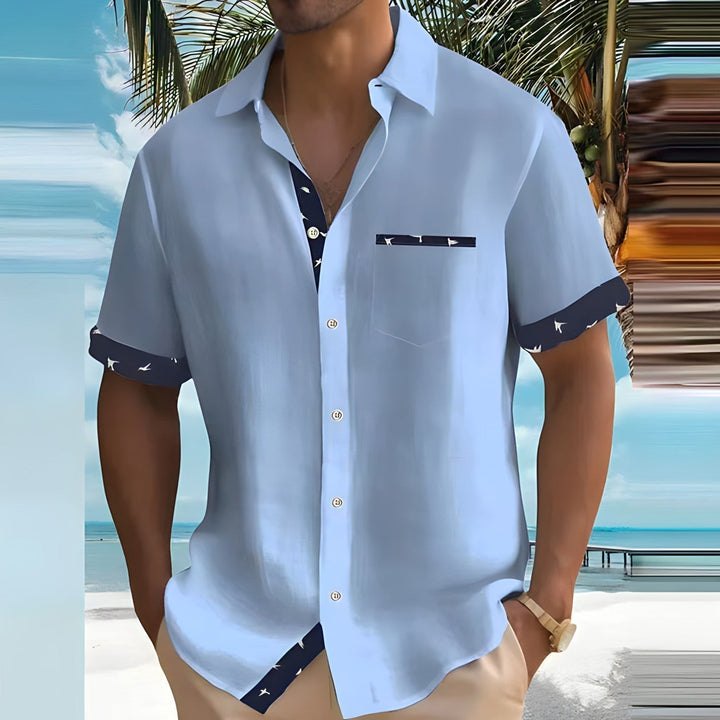 Oversized streetwear zomer casual shirt voor heren