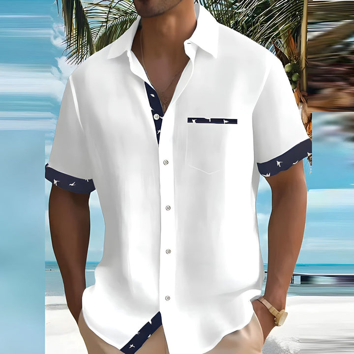 Oversized streetwear zomer casual shirt voor heren