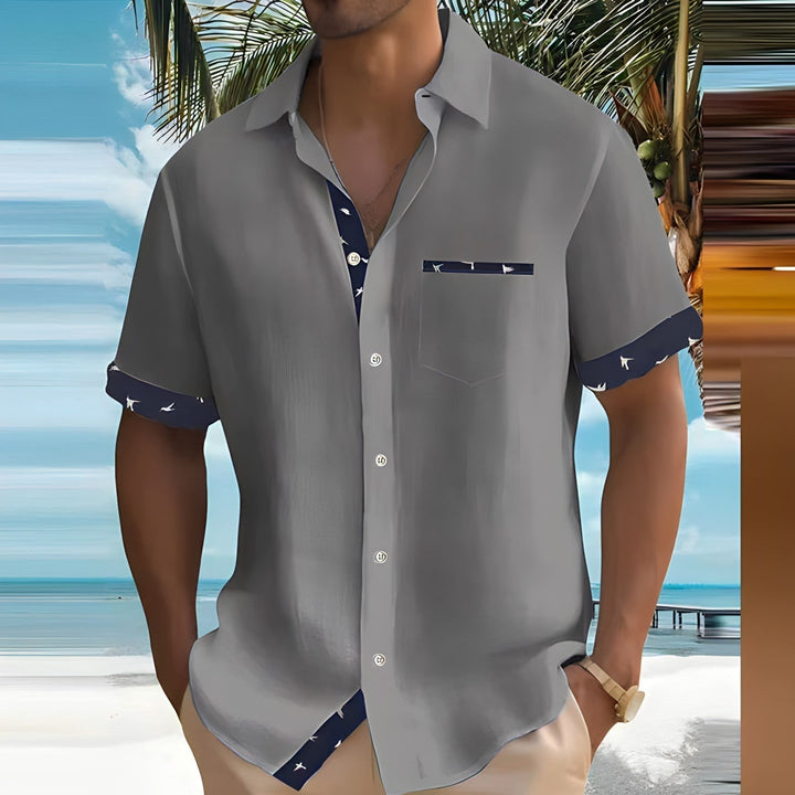 Oversized streetwear zomer casual shirt voor heren