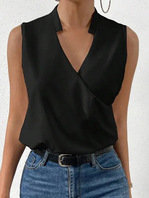 Zomerblouse voor dames, ademend, getailleerd, veelzijdig
