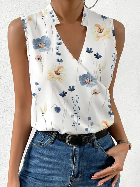 Zomerblouse voor dames, ademend, getailleerd, veelzijdig