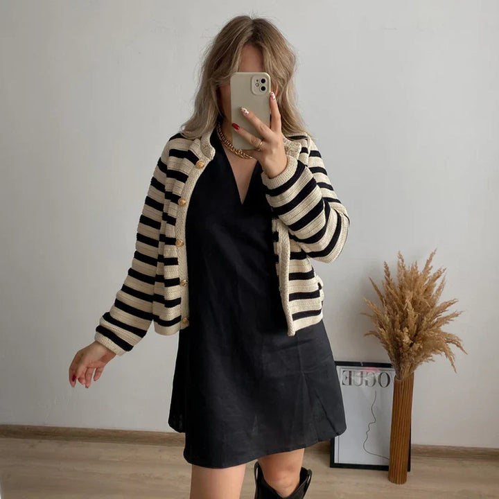Mouwloze linnen zomerjurk voor dames