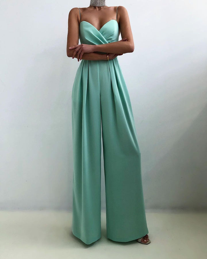 Elegante damesjumpsuit met verstelbare bandjes