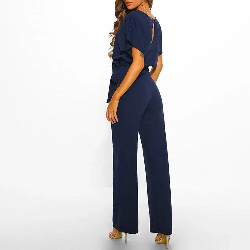 Elegante damesjumpsuit met riem