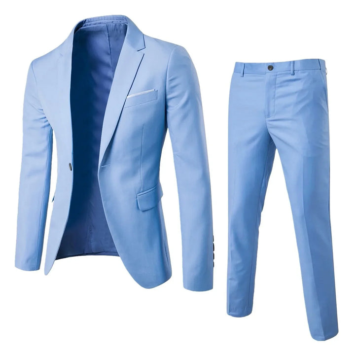 Klassiek herenpak met jasje en pantalon, formeel