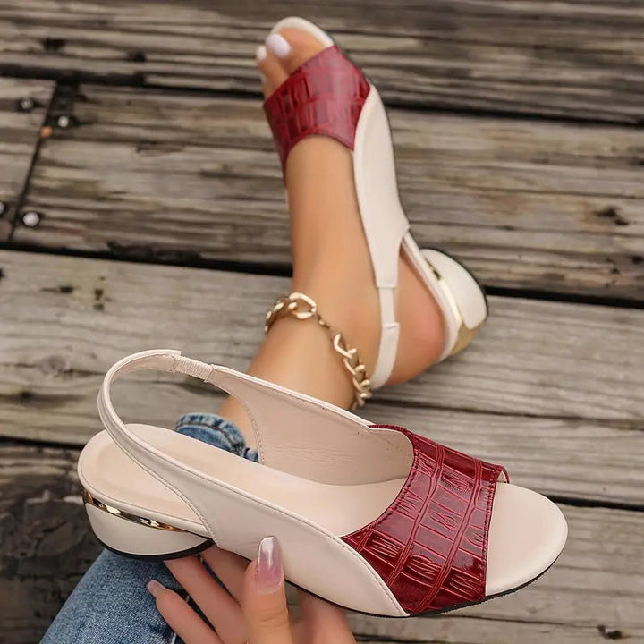 Sandalen met hakken voor dames