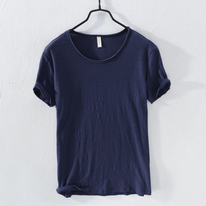 Casual t-shirt met korte mouwen van katoen voor heren