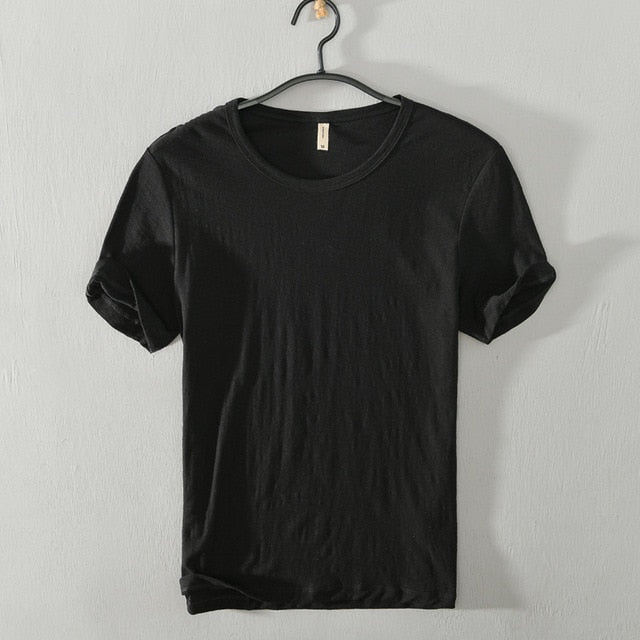 Casual t-shirt met korte mouwen van katoen voor heren