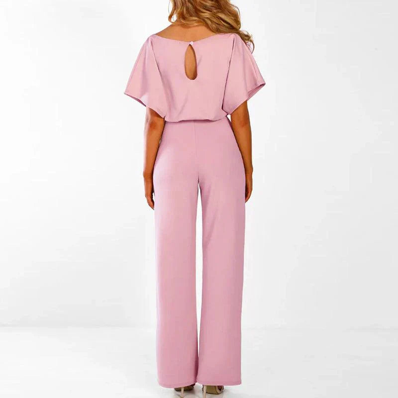 Elegante damesjumpsuit met riem
