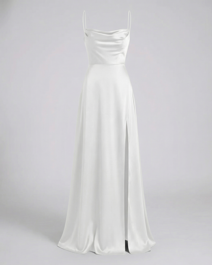 Maxi trouwjurk met split