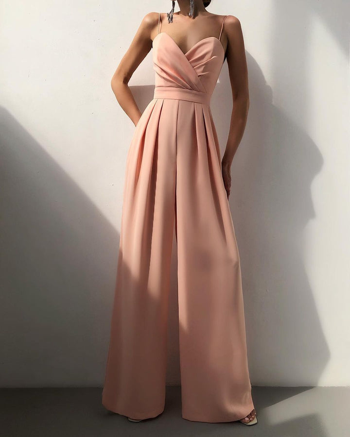Jumpsuit voor dames met wijde pijpen