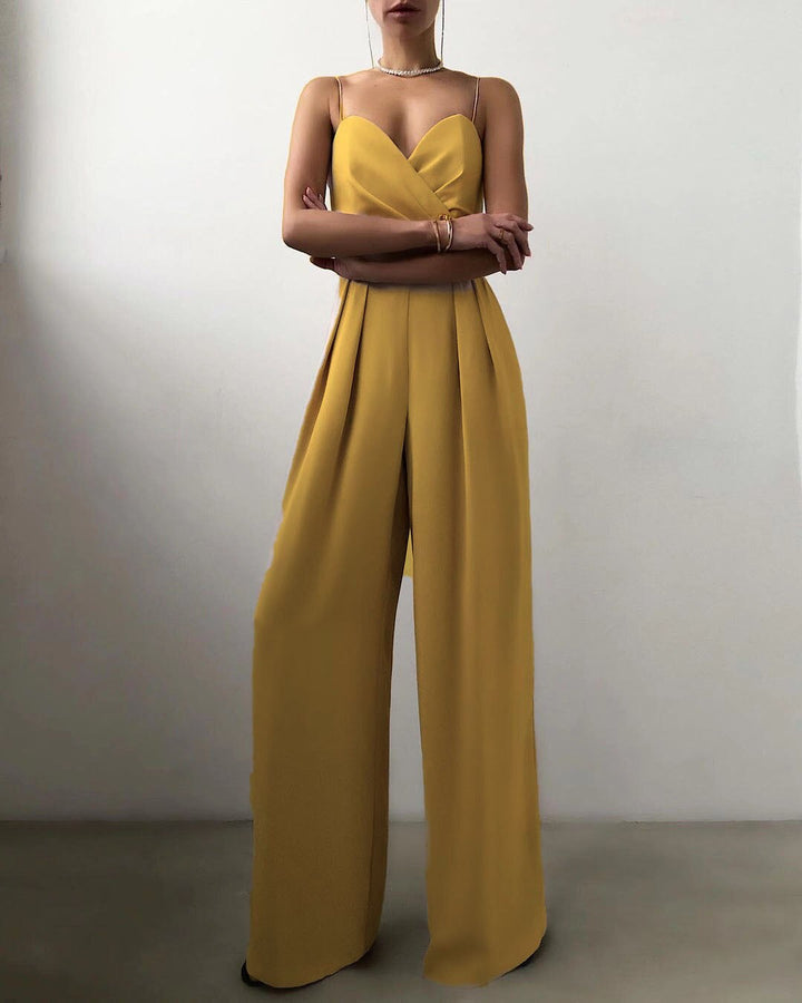 Jumpsuit voor dames met wijde pijpen