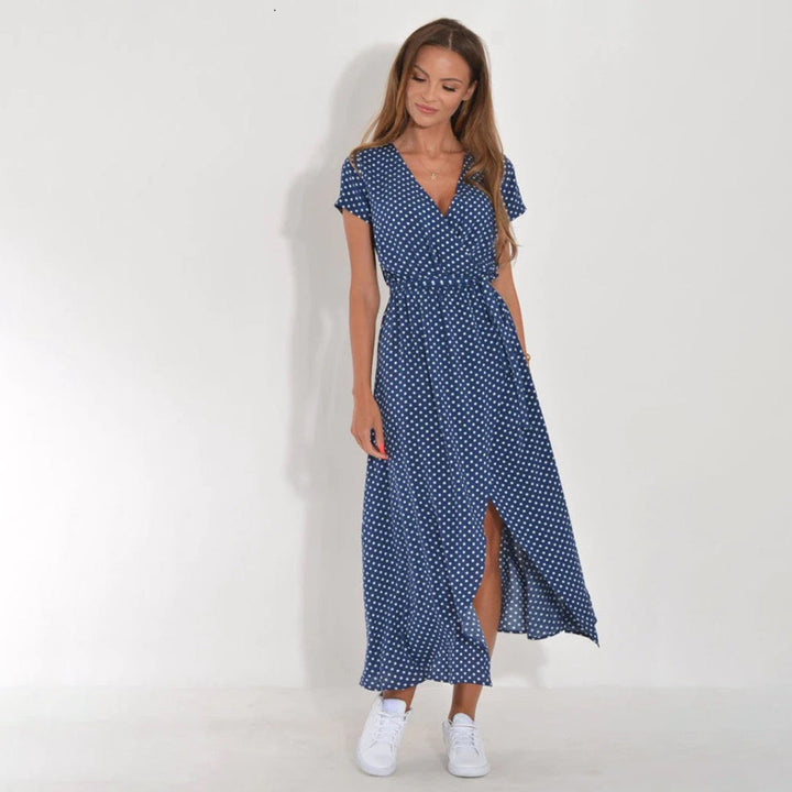 Bloemenmaxijurk voor dames, perfect voor een zomerbruiloft