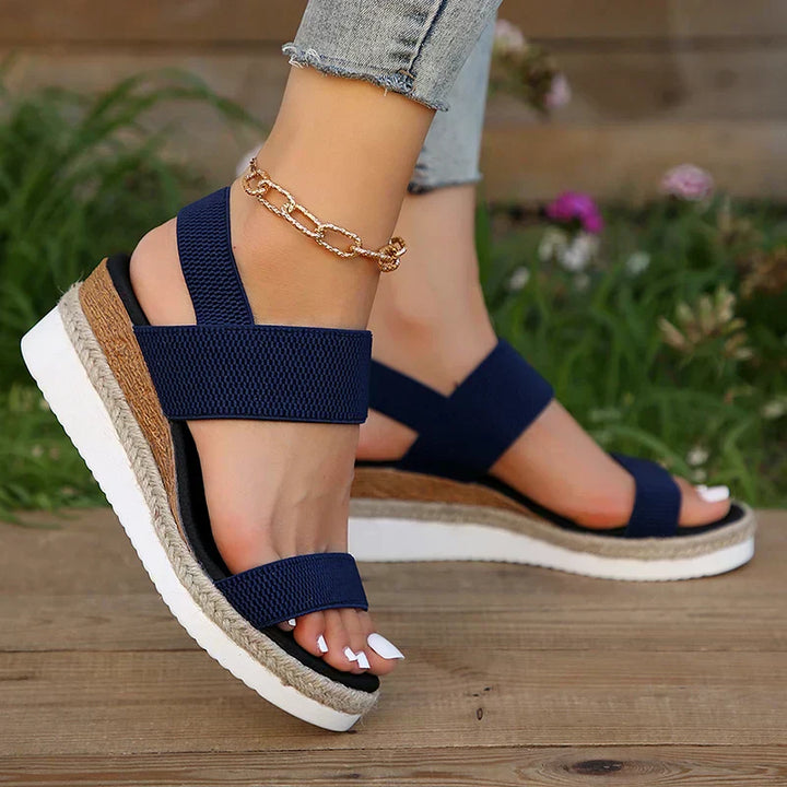 Orthopedische platform sandalen voor dames