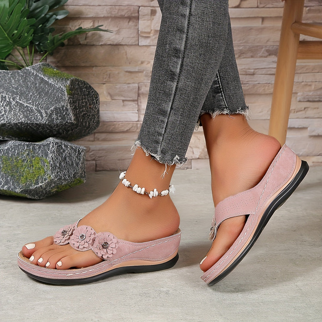 Orthopedische sandalen voor dames met klittenband en antislipzool voor de zomer