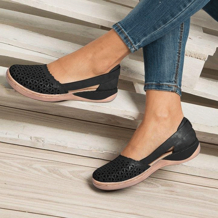 Orthopedische sandalen voor dames ter correctie van de houding en met antislipfunctie