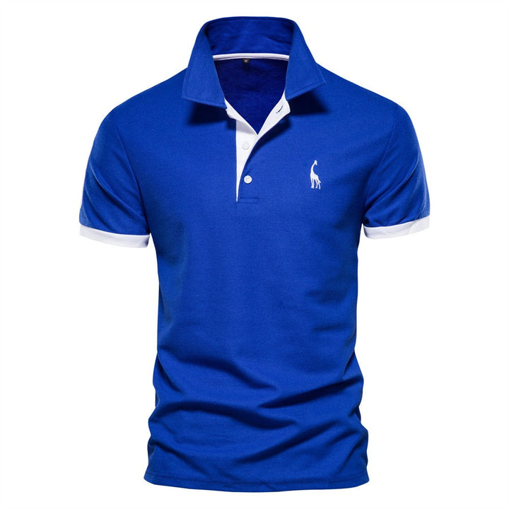 Herenpolo met een stijlvolle, casual look en ademende details