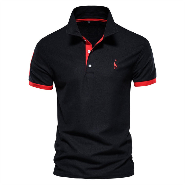 Herenpolo met een stijlvolle, casual look en ademende details