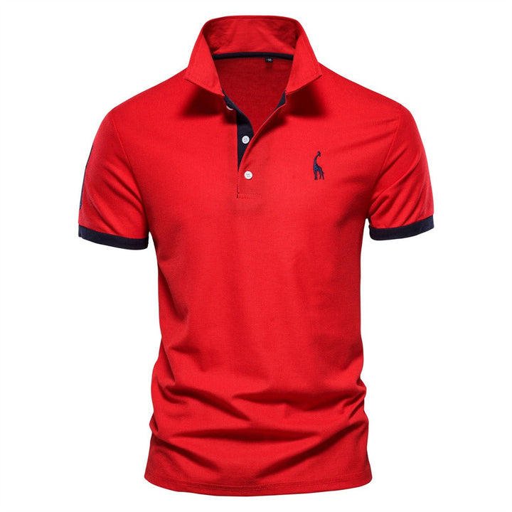 Herenpolo met een stijlvolle, casual look en ademende details