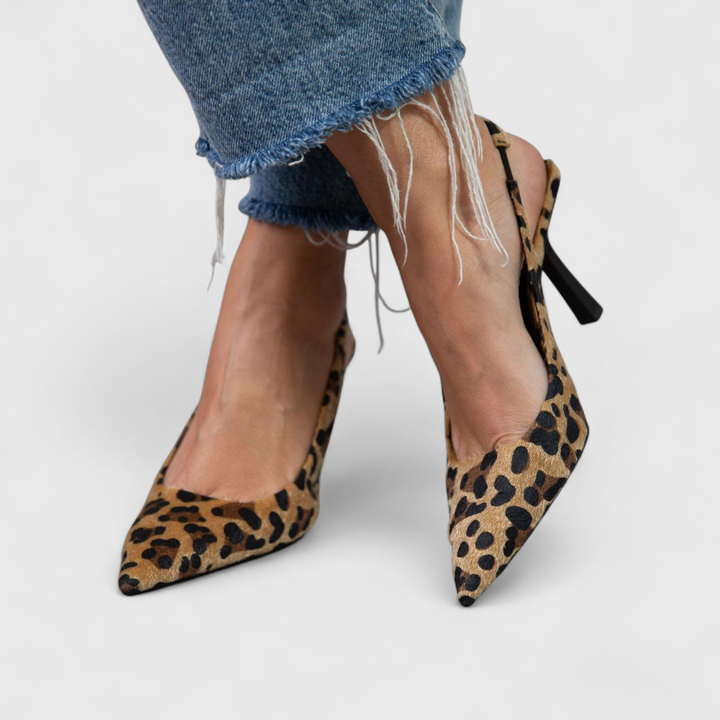 Orthopedische slingback hoge hakken voor dames