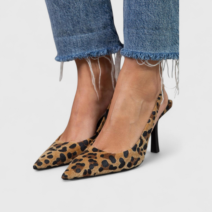 Orthopedische slingback hoge hakken voor dames