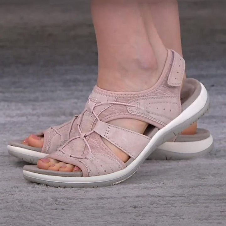 Orthopedische open sandalen voor dames met brede band