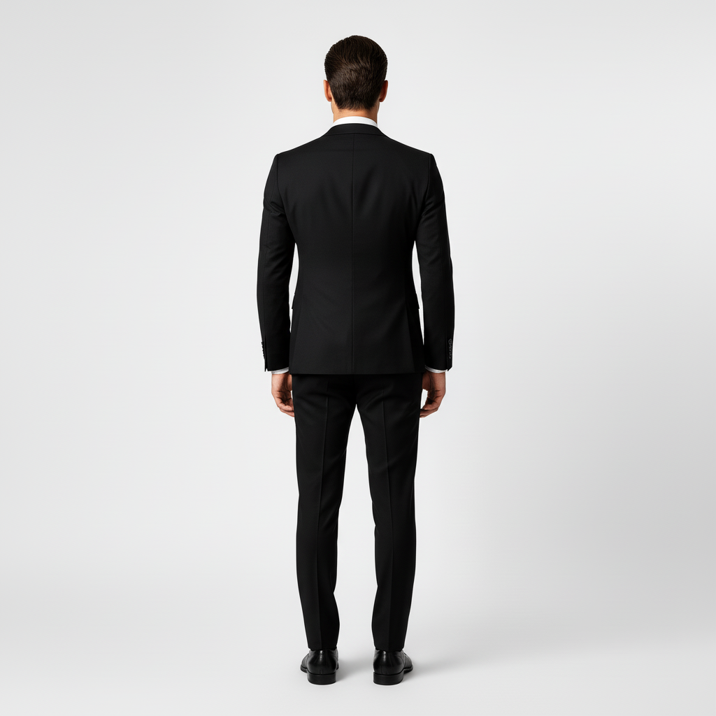 Heren driedelig pak met vest, formeel