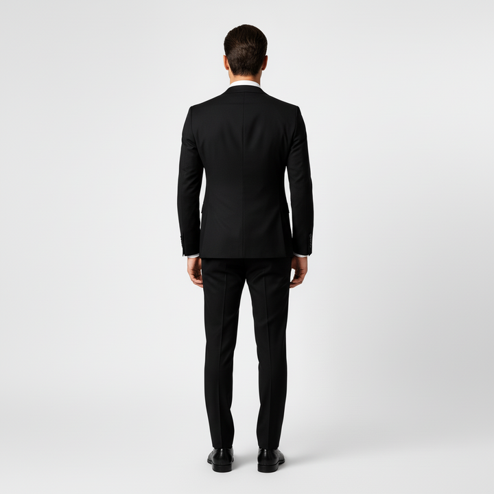 Heren driedelig pak met vest, formeel
